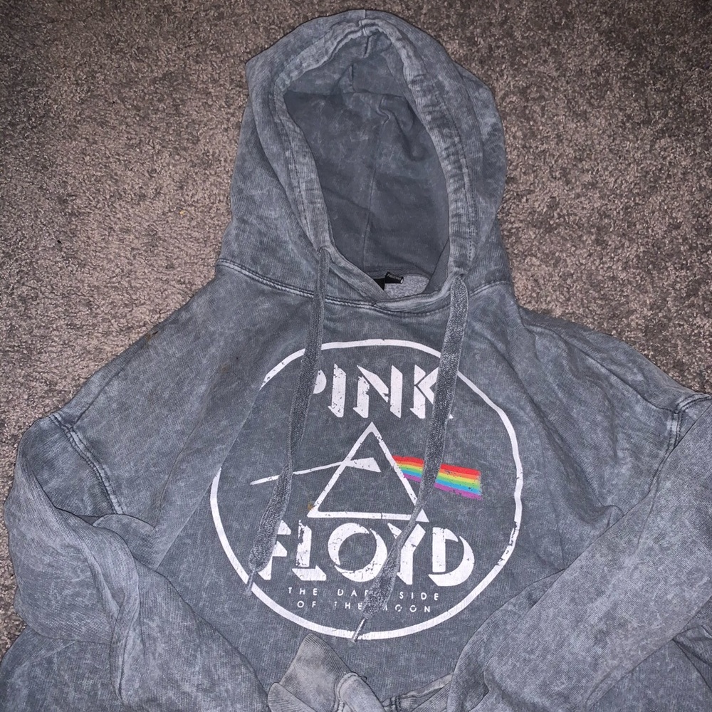 Pink Floyd distressed Grey hoodie